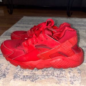 Nike Triple Red Huarache Running Shoes